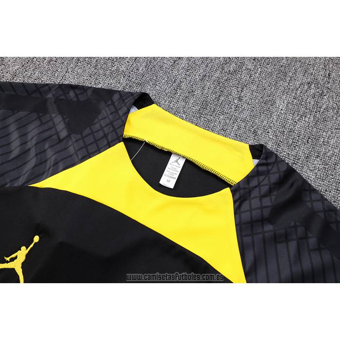 Chandal del Paris Saint-Germain Jordan Manga Corta 2023-2024 Negro - Pantalon Corto